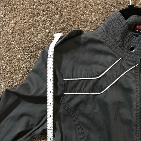 Diesel gray zip dress - Picture 9 of 12